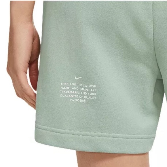 Nike Swoosh High Rise Shorts Mint Green - Picture 9 of 10